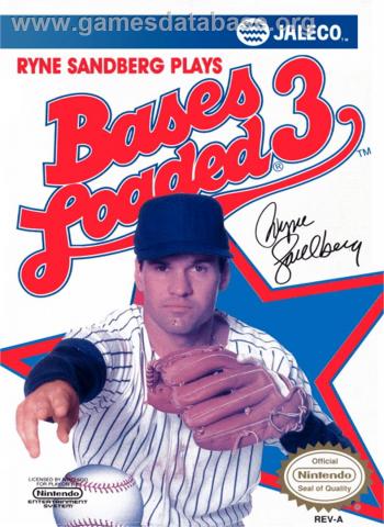 Cover Bases Loaded 3 for NES